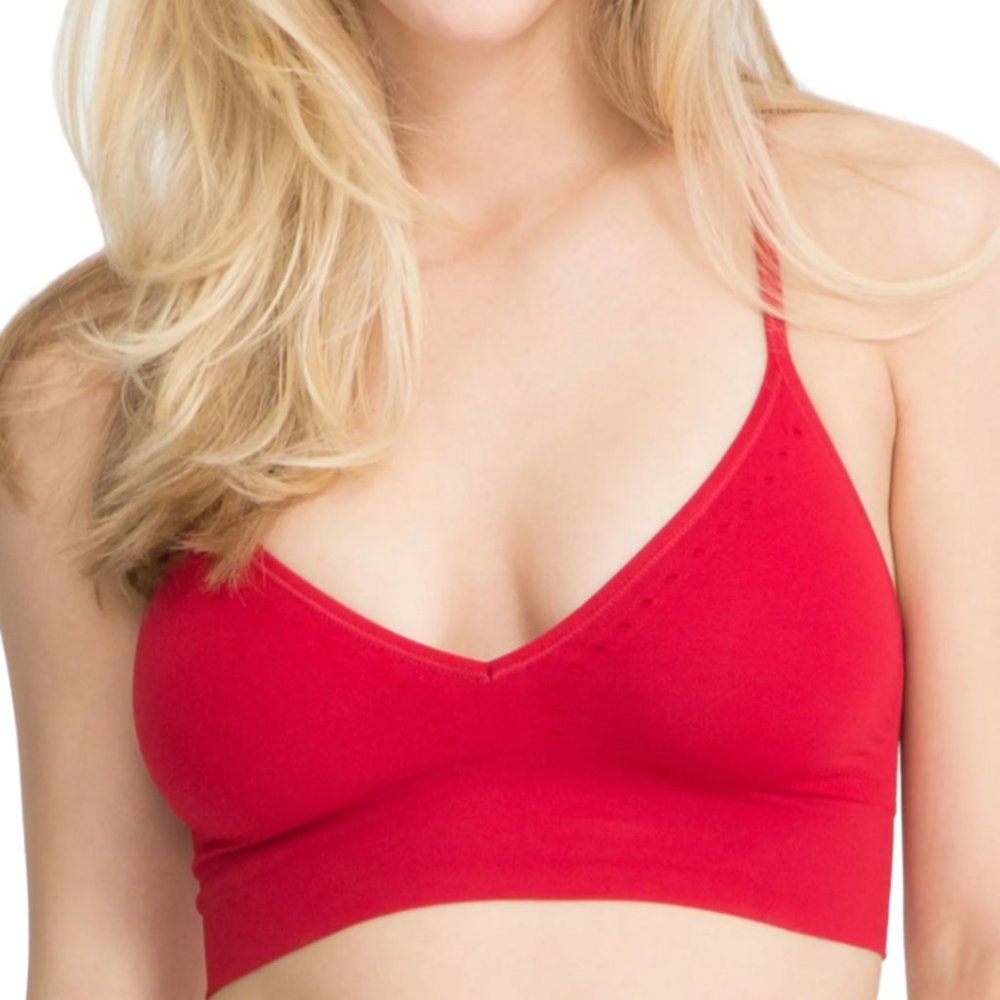 Red SPANX 'Lounge-Hooray! Bralette'